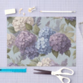 Lavendel en Hortensia Bloemen Tissuepapier (Craft)