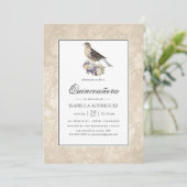 Lavendel en Ivoor  Quinceañera Kaart (Staand voorkant)