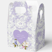 Lavendel en Kant Bruidsfeest Bedankdoosjes (Open)