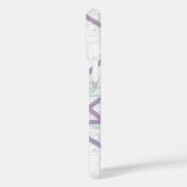 Lavendel en lichtgroen mozaïekpatroon Case-Mate iPhone case (Achterkant / Links)