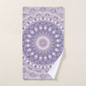Lavendel en Lila Mandala Bad Handdoek (Handdoek)