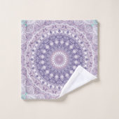 Lavendel en Lila Mandala Bad Handdoek (Wasdoekje)