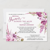 Lavendel en Lilacs Floral Vrijgezellenfeest per Ma Kaart (Voorkant)