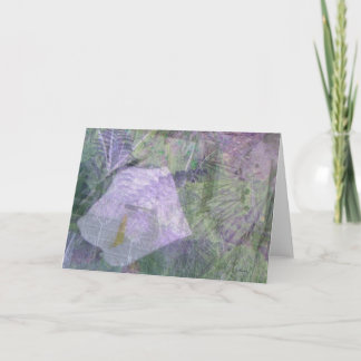 Lavendel en Lily Wenskaart Kaart