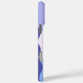 Lavendel en luchtblauwe patronen AI-kunst Case-Mate iPhone Case (Achterkant / Rechts)