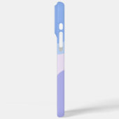 Lavendel en luchtblauwe patronen AI-kunst Case-Mate iPhone Case (Achterkant / Links)