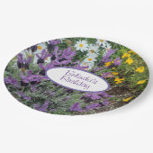 Lavendel en madelief geboortegdag bord (Gekanteld)