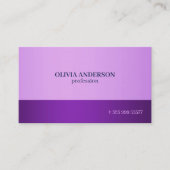 Lavendel en Paarse achtergrond Visitekaartje (Voorkant)