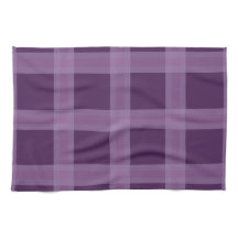 Lavendel en Paarse geruite patroonschotel handdoek