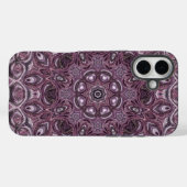 Lavendel en pruim marmer mandala patroon Case-Mate iPhone case (Achterkant (horizontaal))