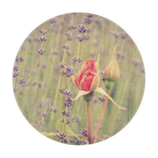 Lavendel en Roos Snijplank (Voorkant)