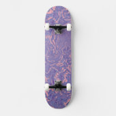 Lavendel en Roze Draaikolken Persoonlijk Skateboard (Voorkant)
