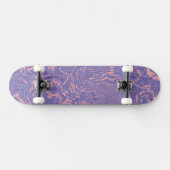 Lavendel en Roze Draaikolken Persoonlijk Skateboard (Horizontaal)