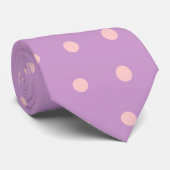 Lavendel en Roze Stipdas Stropdas (Opgerold)