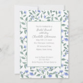 Lavendel en Sage Groen Bloemen Vrijgezellenfeest Kaart (Voorkant)