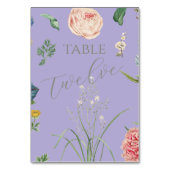 Lavendel en Sage Groene Outdoor Tuin Bruiloft Kaart (Voorkant)