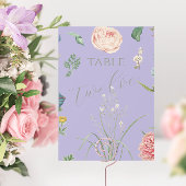 Lavendel en Sage Groene Outdoor Tuin Bruiloft Kaart