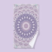 Lavendel en Sering Mandala Patroon Bad Handdoek (Handdoek)