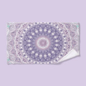 Lavendel en Sering Mandala Patroon Bad Handdoek (Handdoek)