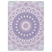 Lavendel en Sering Mandala Patroon Klembord (Achterkant)