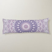 Lavendel en Sering Mandala Patroon Lichaamskussen (Achterkant)