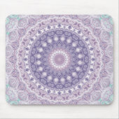Lavendel en Sering Mandala Patroon Muismat (Voorkant)