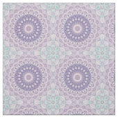 Lavendel en Sering Mandala Patroon Stof (Swatch)