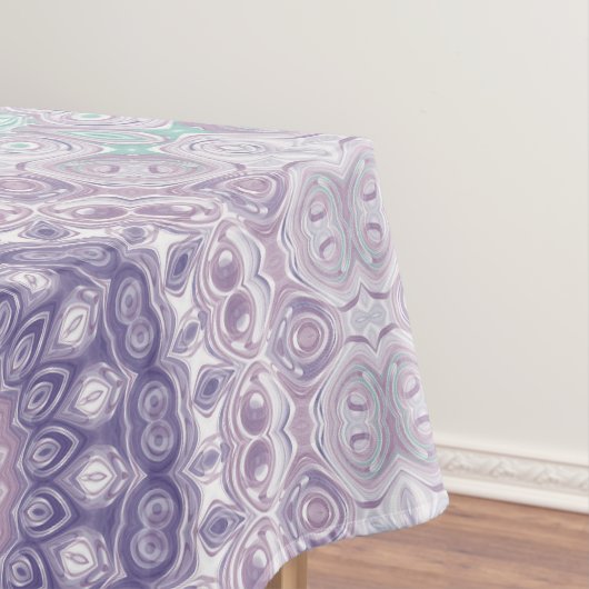 Lavendel en Sering Mandala Patroon Tafelkleed (Voorbeeld)