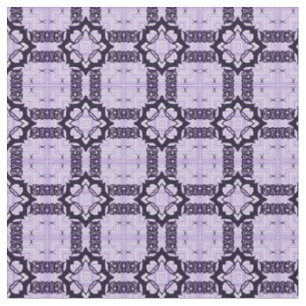 Lavendel en Violet Geometrisch Patroon Stof