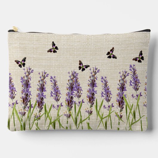 lavendel en vlinder etui (Voorkant)