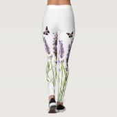 lavendel en vlinder leggings (Achterkant)