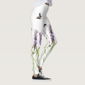 lavendel en vlinder leggings (Rechts)