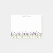 Lavendel en vlinders op maat post-it® notes (Voorkant)
