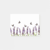 lavendel en vlinders post-it® notes (Voorkant)