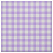 Lavendel en wit geruit gingham stof (Swatch)