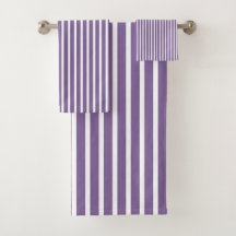 Lavendel en wit gestreept