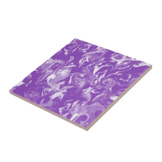 lavendel en wit tegeltje (Zijkant)