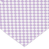 Lavendel en witte geruite tafelloper (Hoek)