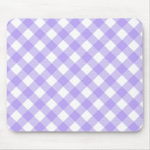 Lavendel en witte hoekige plaid