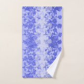 Lavendel en witte rozen bad handdoek (Handdoek)