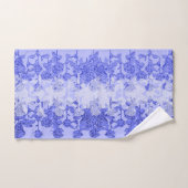 Lavendel en witte rozen bad handdoek (Handdoek)