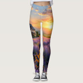 Lavendel Escape kleding Leggings (Voorkant)