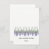 Lavendel Escortkaart Kaart (Voorkant / Achterkant)