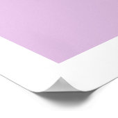 Lavendel Essentiële Olie Fles Tekening Poster (Hoek)