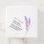 Lavendel Essentiële Olie Monster Bedankjes Labels (In situ)