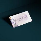 Lavendel etherische oliën Floral Waterverf Visitekaartje