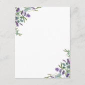 Lavendel Eucalyptus Advies voor aanstaande bruid (Achterkant)