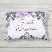  lavendel Eucalyptus Baby ursery Buitenkussen (Voorkant)