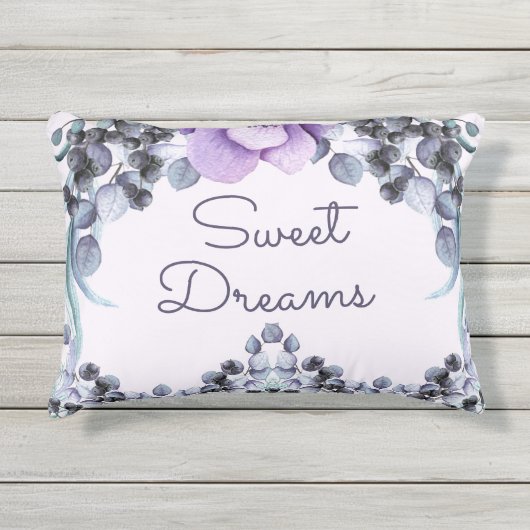  lavendel Eucalyptus Baby ursery Buitenkussen (Voorkant)