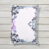  lavendel Eucalyptus Baby ursery Buitenkussen (Achterkant (verticaal))